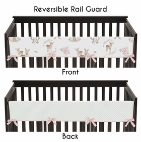Deer Floral Collection Long Rail Guard Cover
