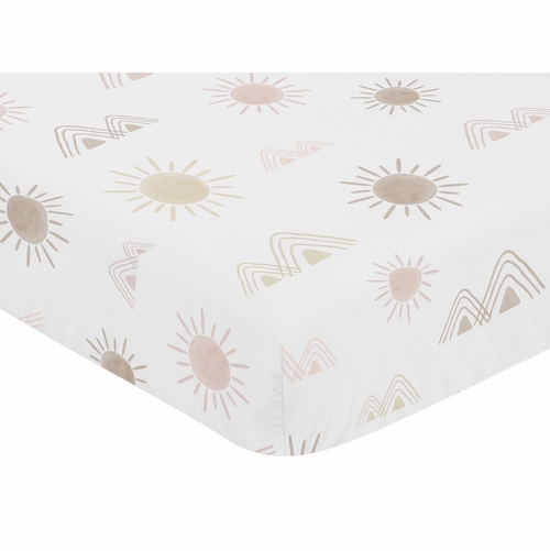 Desert Sun Collection Crib Sheet - alt image 2