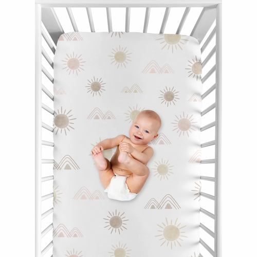 Desert Sun Collection Crib Sheet - alt image 3