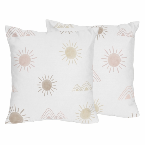 Desert Sun Collection Decorative Accent Throw Pillows - Set of 2