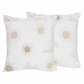 Desert Sun Collection Decorative Accent Throw Pillows - Set of 2