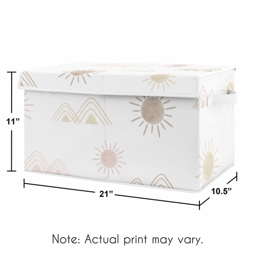 Desert Sun Collection Fabric Toy Bin Storage - alt image 2