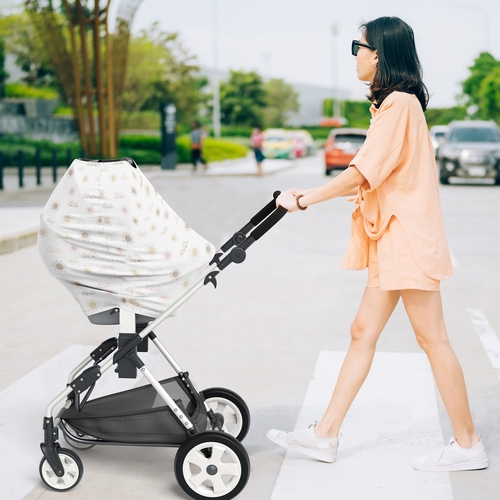 Desert Sun Collection Multi Use Baby Car Seat and Nursing Cover - alt image 2