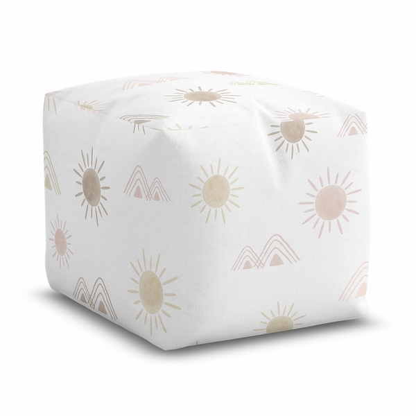 Desert Sun Collection Ottoman Pouf Cover