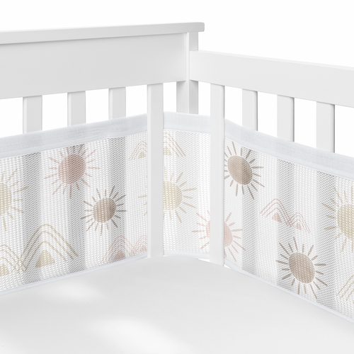 Desert Sun Collection Sweet Jojo Designs + BreathableBaby Breathable Mesh Crib Liner