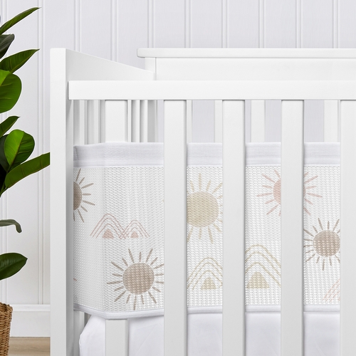Desert Sun Collection Sweet Jojo Designs + BreathableBaby Breathable Mesh Crib Liner - alt image 3