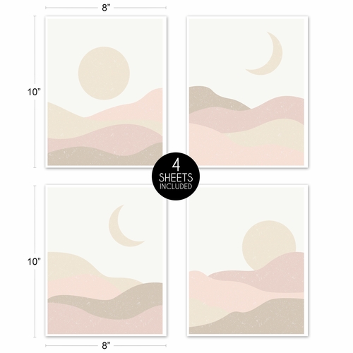 Desert Sun Collection Wall Art Prints - Set of 4 - alt image 4