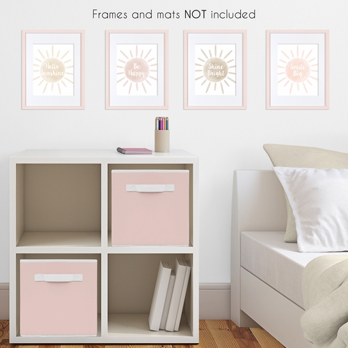 Desert Sun Collection Wall Art Prints - Set of 4 - Watercolor Sun - alt image 2