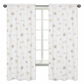 Desert Sun Collection Window Panels - Set of 2