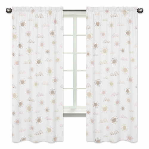 Desert Sun Collection Window Panels - Set of 2