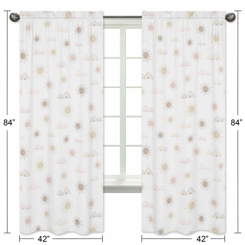 Desert Sun Collection Window Panels - Set of 2 - alt image 4