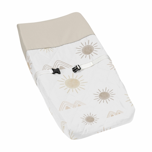 Desert Sun Taupe Collection Changing Pad Cover