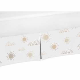 Desert Sun Taupe Collection Crib Bed Skirt