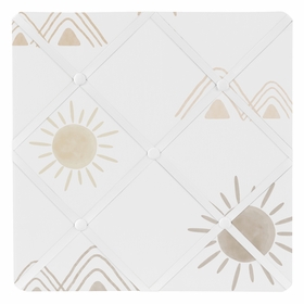 Desert Sun Taupe Collection Fabric Memo Board