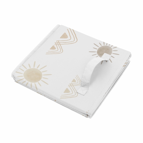 Desert Sun Taupe Collection Foldable Fabric Storage Bins - alt image 3