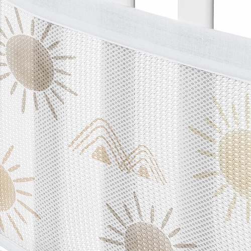 Desert Sun Taupe Collection Sweet Jojo Designs + BreathableBaby Breathable Mesh Crib Liner - alt image 4