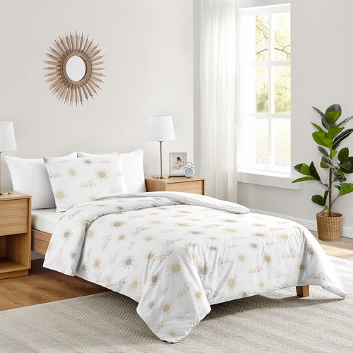 Desert Sun Taupe Collection Twin Bedding - alt image 1