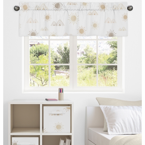 Desert Sun Taupe Collection Window Valance - alt image 1