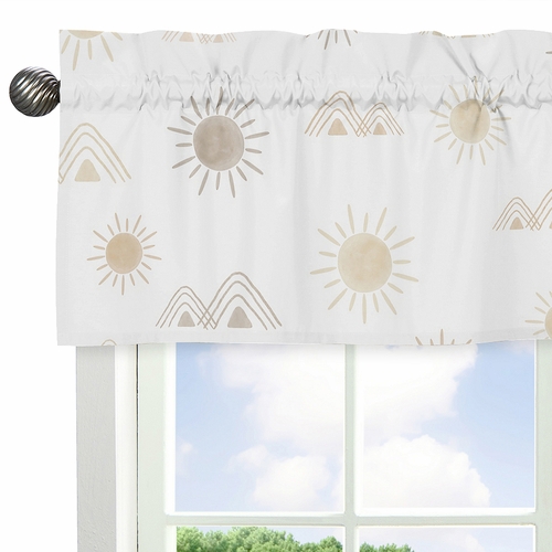 Desert Sun Taupe Collection Window Valance - alt image 3