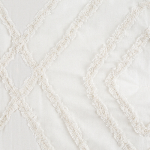 Diamond Tuft Ivory Collection 4 Piece Crib Bedding - alt image 3