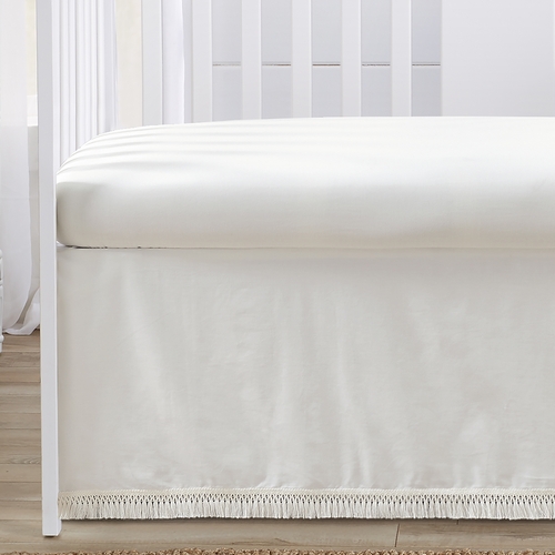 Diamond Tuft Ivory Collection 4 Piece Crib Bedding - alt image 4