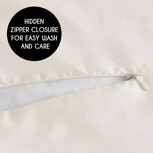 Diamond Tuft Ivory Collection Twin Duvet Cover Bedding Set - alt image 5