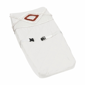 Diamond Tuft Orange Collection Changing Pad Cover