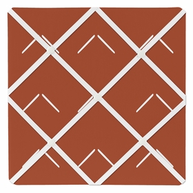 Diamond Tuft Orange Collection Fabric Memo Board