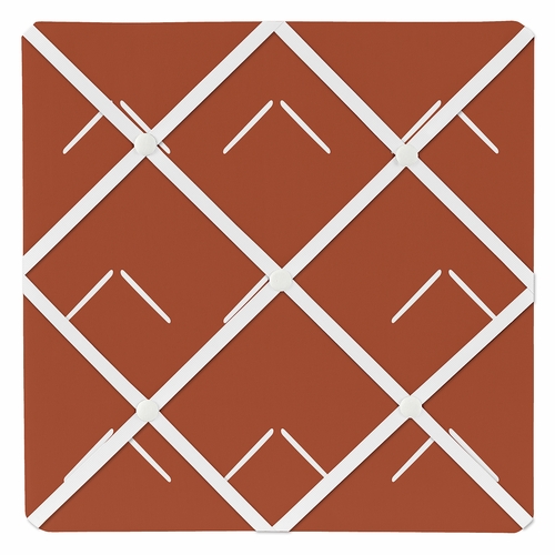 Diamond Tuft Orange Collection Fabric Memo Board