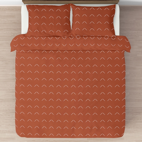 Diamond Tuft Orange Collection Full/Queen Bedding - alt image 2