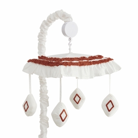 Diamond Tuft Orange Collection Musical Mobile