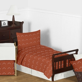 Diamond Tuft Orange Collection Toddler Bedding
