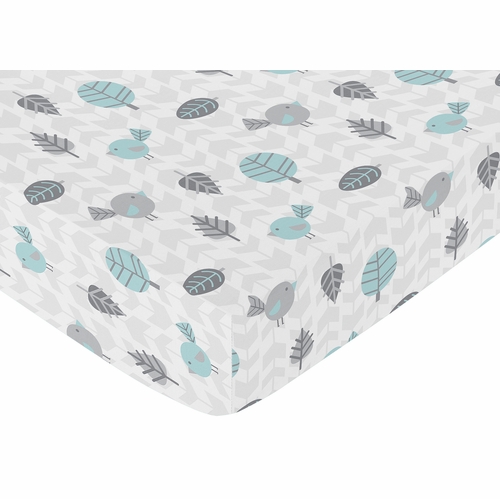 Earth and Sky Collection Crib Sheet - Print - alt image 2