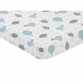 Earth and Sky Collection Mini Crib Sheet