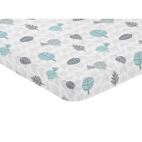 Earth and Sky Collection Mini Crib Sheet