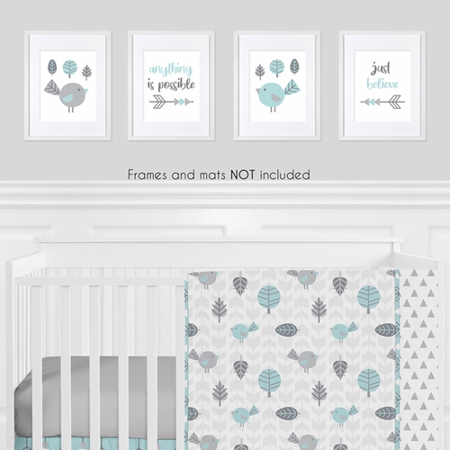 Earth and Sky Collection Wall Art Prints - Set of 4 - alt image 1