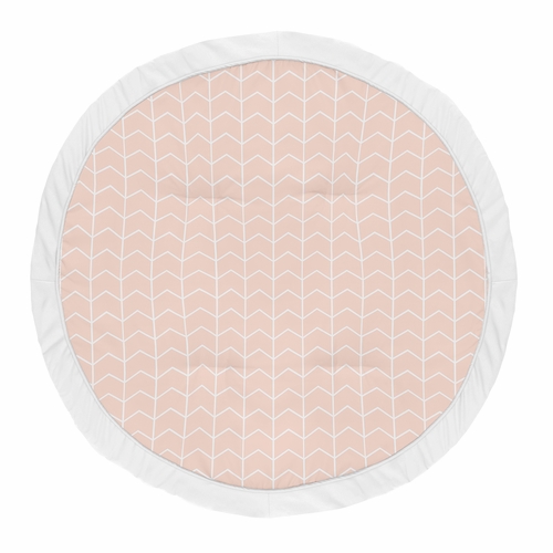 Elephant Grey And Blush Pink Collection Playmat - Arrow Print