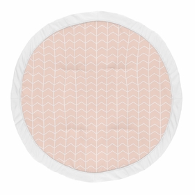 Elephant Grey And Blush Pink Collection Playmat - Arrow Print