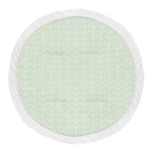 Elephant Grey And Mint Collection Playmat - Arrow Print