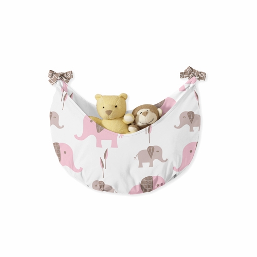 Elephant Pink 11 Piece Bumperless Crib Bedding Collection - alt image 3