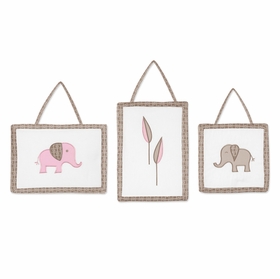 Elephant Pink Wall Hangings