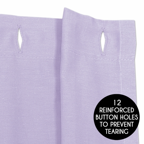 Elizabeth Lavender and Gray Collection Shower Curtain - alt image 3