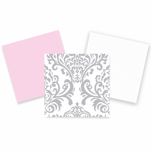 Elizabeth Pink and Gray Full/Queen Bedding Collection - alt image 3