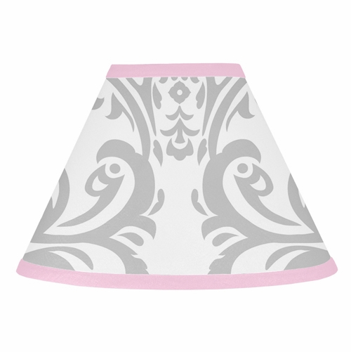 Elizabeth Pink and Gray Lamp Shade