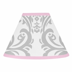 Elizabeth Pink and Gray Lamp Shade