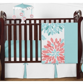 Emma Collection 4 Piece Crib Bedding