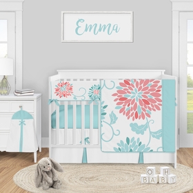 Emma Collection 5 Piece Crib Bedding