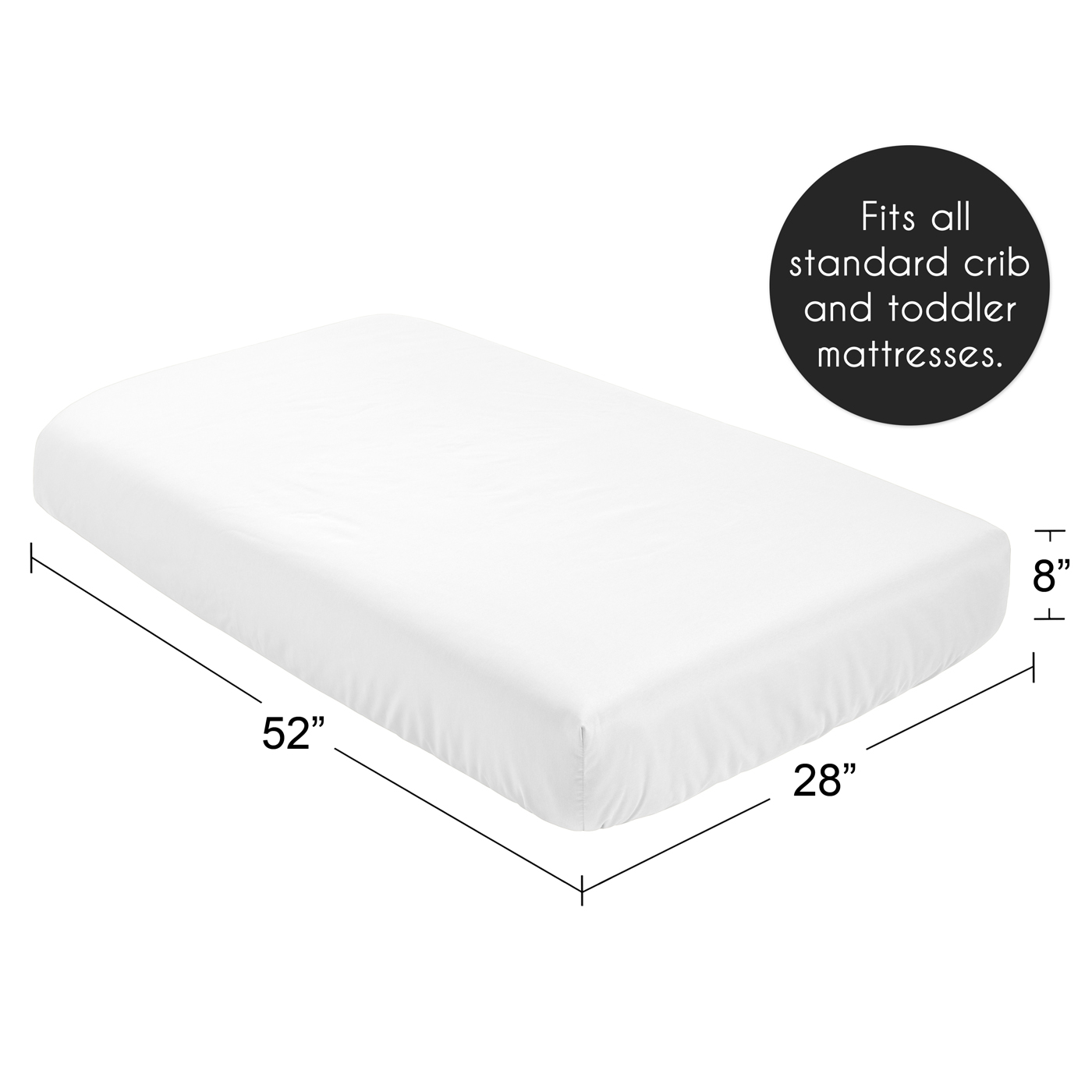 Emma Collection Crib Sheet Floral Print