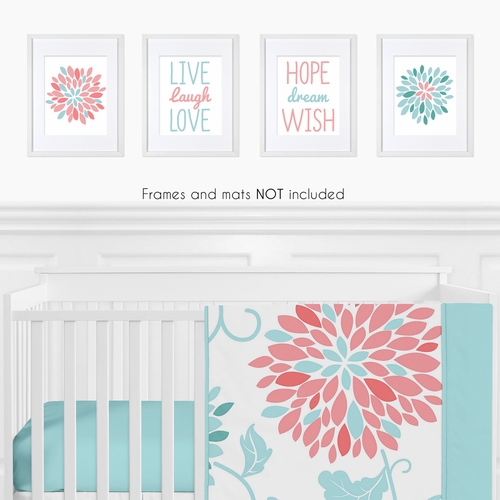 Emma Collection Wall Art Prints - Set of 4 - alt image 1