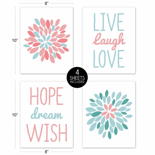 Emma Collection Wall Art Prints - Set of 4 - alt image 4